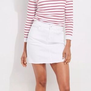 Vineyard Vines White Denim Skirt